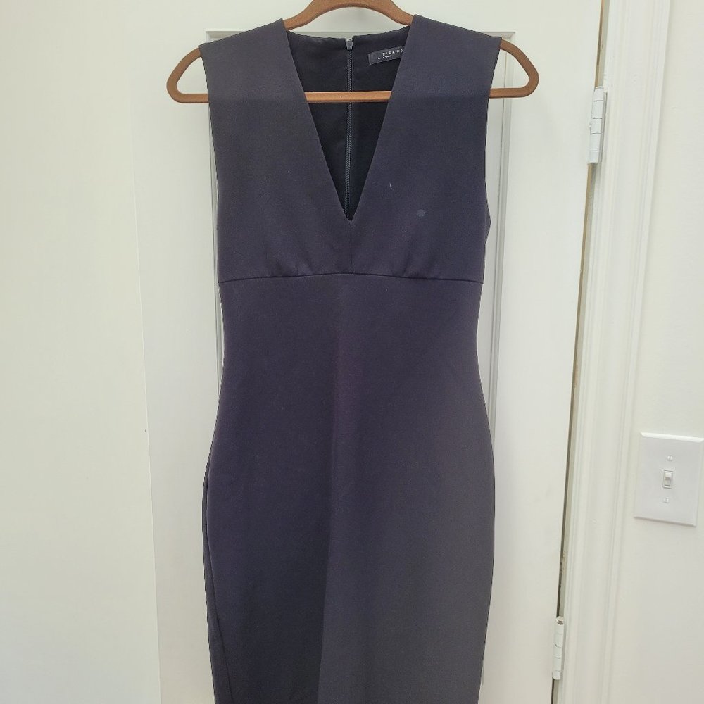 ZARA WOMAN BLACK DRESS